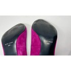 Nine West Monterrey Size 9.5M Purple Fuschia Suede Leather Buckle Pumps Heels — photo 5