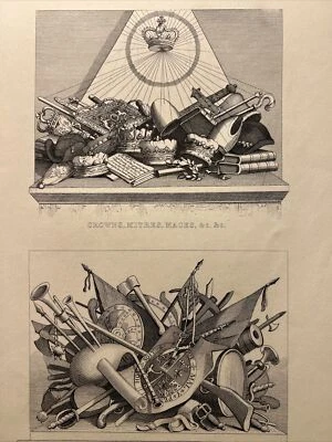 Antik Stahlstich 1860 Theater Royal Garden Illustration Engraving Illustration - Bild 1 von 4