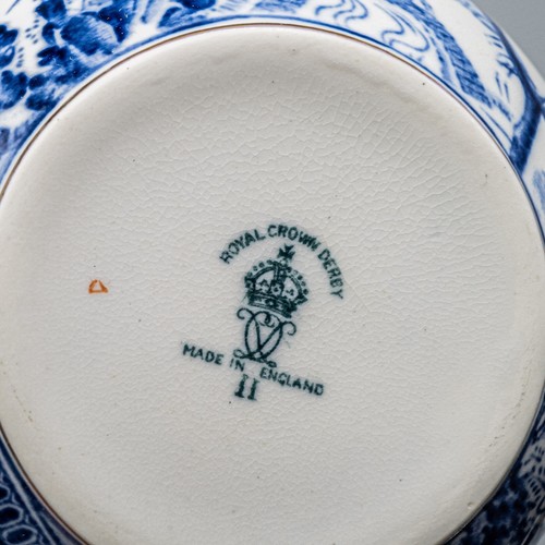 Royal Crown Derby Blue Mikado Open Sugar Bowl & Creamer - FREE USA SHIPPING - Picture 11 of 13