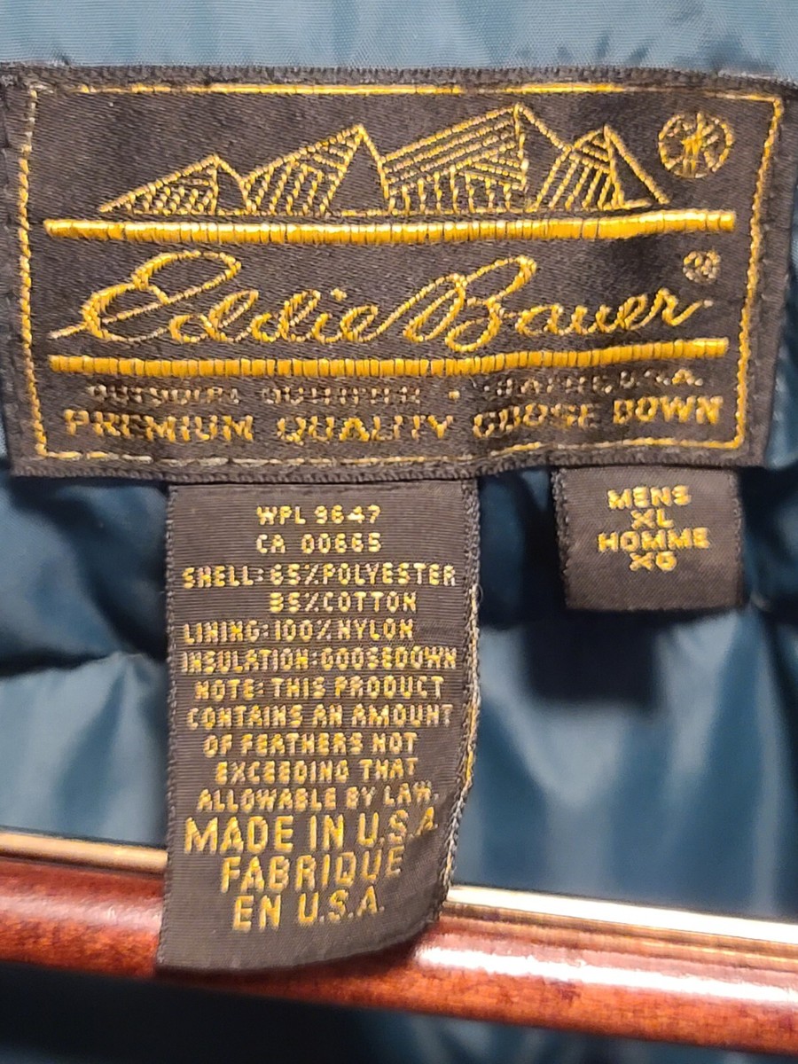 Vintage Eddie Bauer Parka WPL-9647 CA00665 Mens Size XL Made Vintage Eddie Bauer Parka WPL-9647 CA00665 Mens Size XL Made