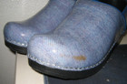 Blue SANITA Clogs Nurses Professional Shoes Slip on Size 38 US 7.5 - gently used — photo 5