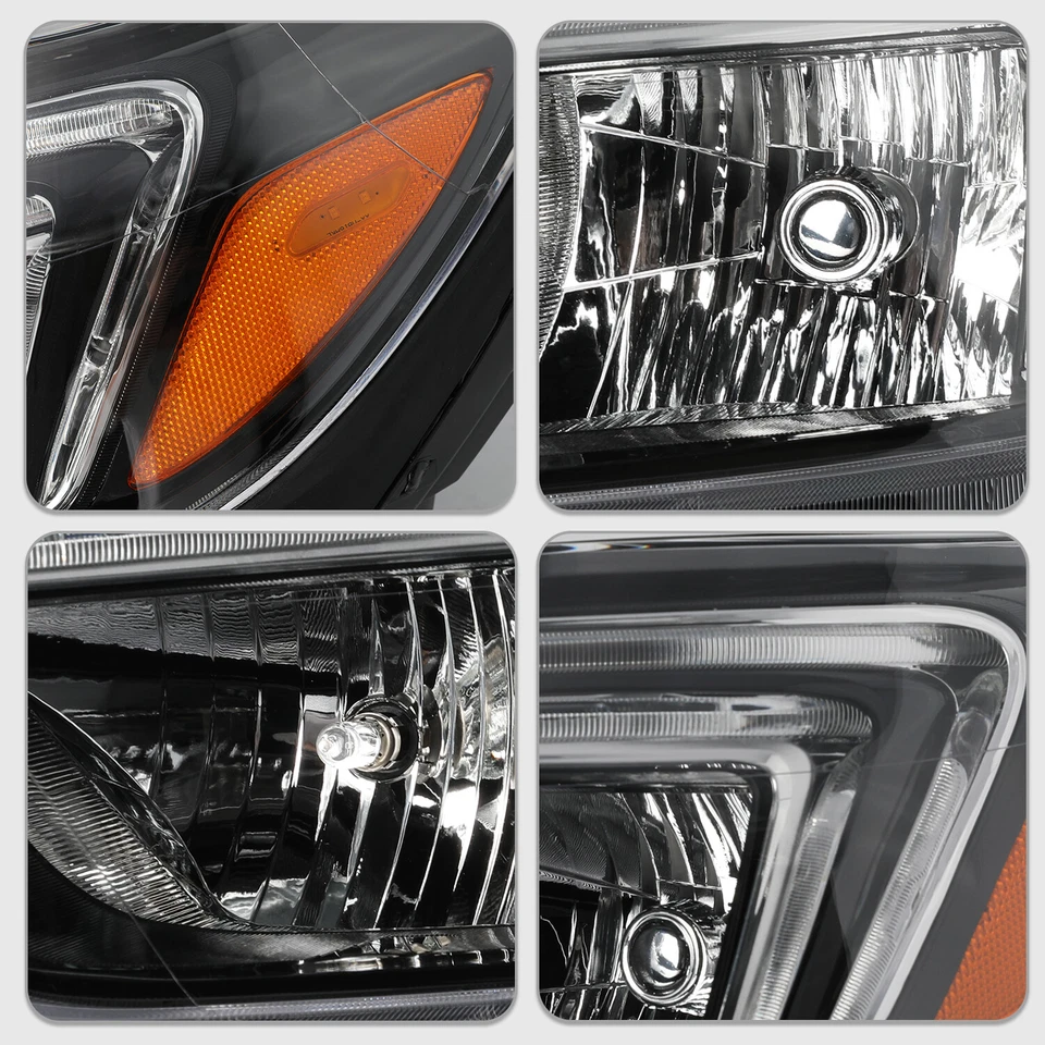 Faros halógenos LED DRL L+R para Buick Encore 2017-2022 con bombillas Foto 3 de 4