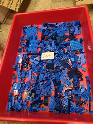 Lego Blue Technic Bionicle Robot Star Wars Lot Parts 28b3