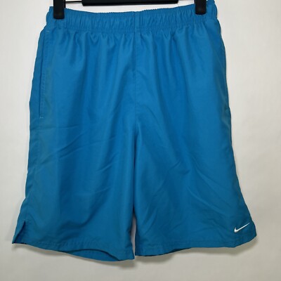 light blue nike swim shorts