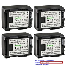 Kastar Replacement Battery Pack for Canon BP-809 Canon VIXIA HF M30 HFM30 Camera