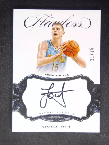 2016-17 Panini Flawless Nikola Jokic Auto /25