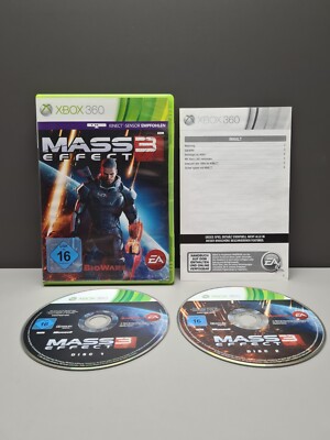 MASS EFFECT 3 + ANLEITUNG MICROSOFT XBOX 360 PAL OVP CIB KOMPLETT