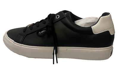 Calvin Klein Leder Schnürschuhe Sneaker UK 3,5 US 6 EU 36 REF SF353-