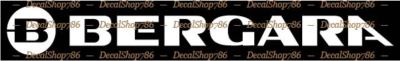 Bergara Firearms - Hunting/Outdoor Sports - Vinyl Die-Cut Peel N' Stick Decal