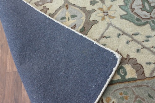 Catherine Sage Border handmade 100% Wool Without Tariff & duty - Picture 15 of 17