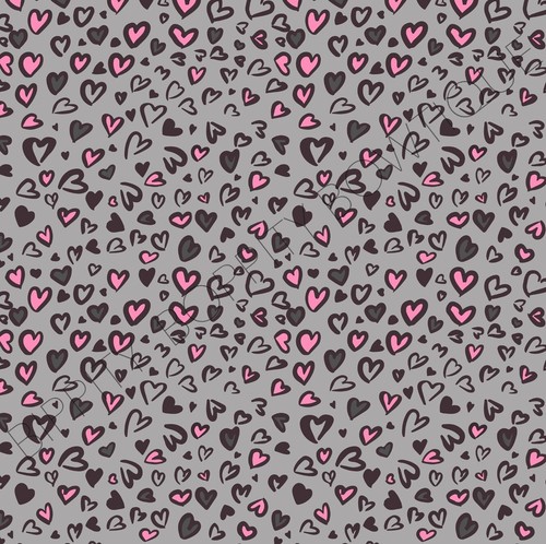GORGEOUS "LEOPARD HEARTS" VALENTINES PRINTED CANVAS FABRIC SHEET.. HAIR BOWS - Picture 6 of 8