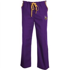 Fabrique Innovations NFL Unisex Minnesota Vikings Team Logo Scrub Pants