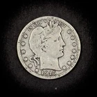 1915-D BARBER QUARTER DOLLAR 25C CIRCULATED VERY GOOD +++ CONDITION SILVER (Q43)