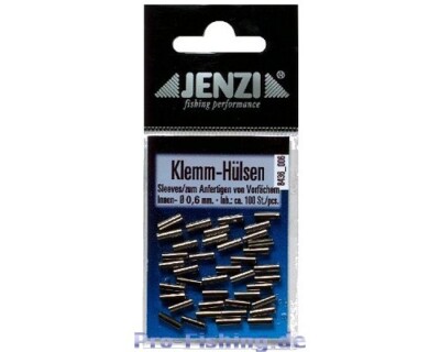 Jenzi Klemm-Hülsen Quetsch-Hülsen Vorfach-Hülsen Angelhülsen