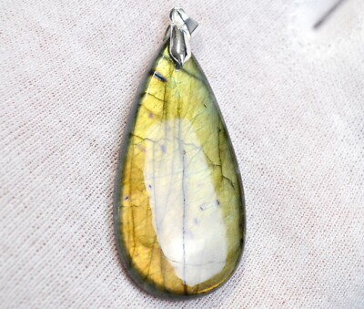 Pendentif pierre naturelle - Labradorite lune – Aurore de Cristal