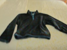 Preowned Kid's Size L Vintage L.L.Bean Fleece Top - 1/3 Snap Front