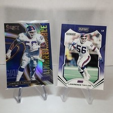 LAWRENCE TAYLOR 2020 Select Unbreakable Prizm + Chronicles Green Foil NYG SP