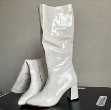 White Boots For Women, Knee High, New Boots