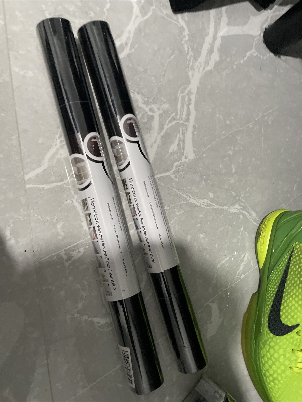 Mangobox Static Cling Total Blackout Window Film 100 UV Sun Blocking Window Dar eBay