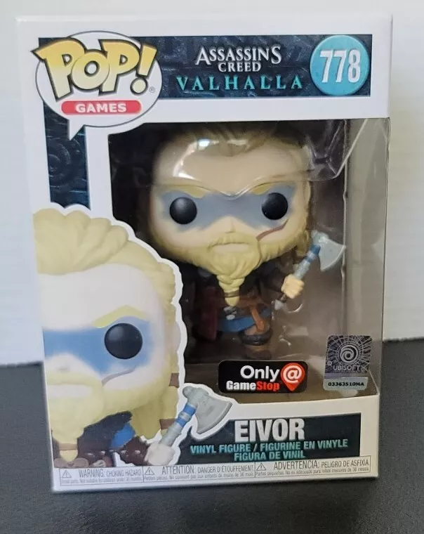 Funko Pop! Assassino & # x27; s Creed Valhalla Eivor com eixo duplo