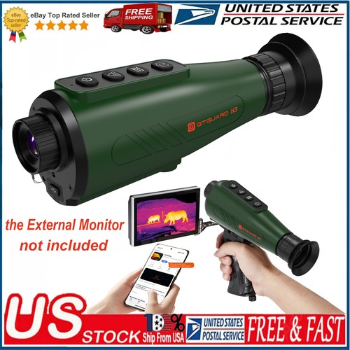 GTGUARD H3 Thermal Imaging Monocular 12 Micron Ai 384x288 (50 Hz) Thermal Imager