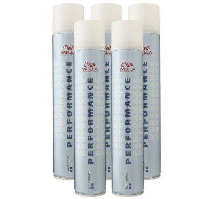 Wella Performance 5 x 500 ml Haarspray extra starker Halt Set