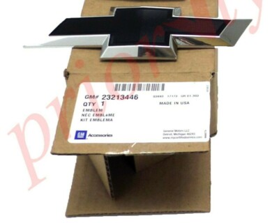 2017-2018 Chevrolet Cruze Front & Rear Bowtie Emblems In Black 84025722 - Foto 4