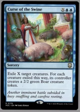 Curse of the Swine 0179 Non Foil Rare Modern Horizons 3 MTG Near Mint