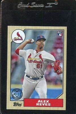 Alex Reyes Rookie Card 2017 TOPPS 30TH ANNIVERSARY #87-70 ALEX REYES ROOKIE RC ST LOUIS ...
