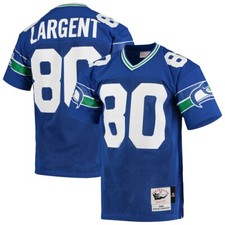 Seattle Seahawks Steve Largent Mitchell & Ness Royal 1985 Authentic NFL Jersey