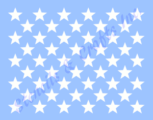 1 star 50 stars stencil patriotic american flag template new 9 30
