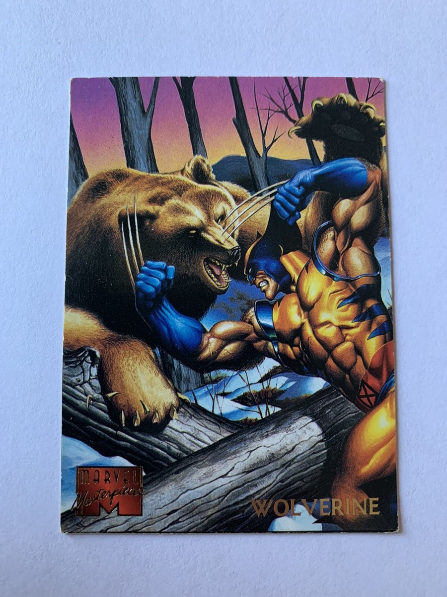1995 Fleer Marvel Masterpieces Promo Sheet Wolverine X-Men