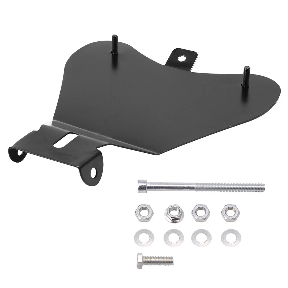 Крепление кронштейна пружинной пластины основания одиночного сиденья мотоцикла черное подходит для Harley Bobber - Изображение 4 из 4