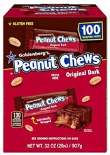 Goldenberg s Peanut Chews Original Dark Choco...