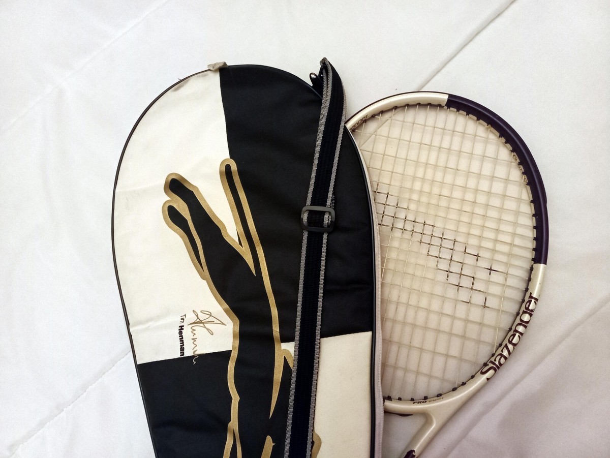 Raquette De Tennis Slazenger Pro Graphite Tim Henman – Taille N°2 (4 1/4) – Avec Étui
