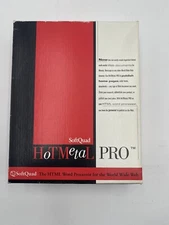 Vintage Soft Quad Hotel Metal Pro 3.0 For MAC 3.5" Floppy HTML Word Processor
