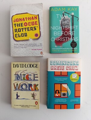 Dominicana by Angie Cruz, Night Shift By Adam Kay, Rotter's Club, Nice Work - x4