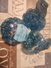 New Glass Gems Decorative Accents 14 oz New Blue -Three Packages