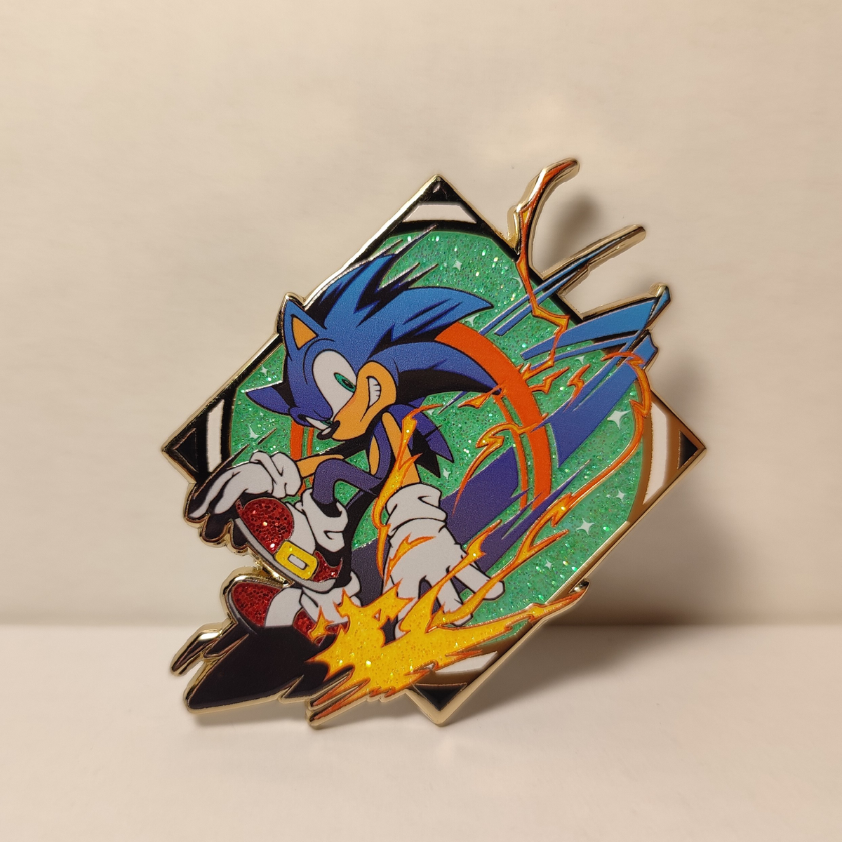 Sonic The Hedgehog Speed Stamp Blind Series Enamel Pin Official