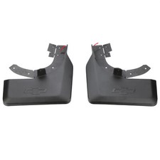 Oem New 19-24 Silverado 1500 Rear Flat Splash Guards Mud Flaps Black 86517279