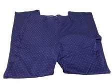 Betabrand Yoga Dress Pants Straight Leg 7 Pocket Blue/ Women's X-Large Petite