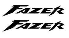 2x Yamaha Fazer Decal stickers Ideal fairing, tank, Side panel. 170mm x 30mm.