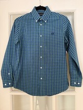 Ralph Lauren Polo Boys Plaid Dress Shirt Size 16