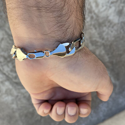 Men's Figaro Link Hip Hop Bracelet 9