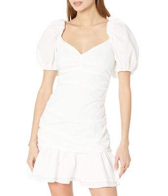 line and dot Hailey Mini Dress White LG