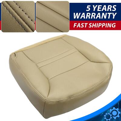 For 2000-2001 Ford Excursion Limited XLT Driver Bottom Leather Seat Cover Tan