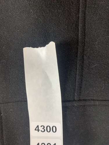 Vince Women's Felted Cascading Drape Vest Lamb Leather Trim Pockets Black Small - Picture 7 of 7