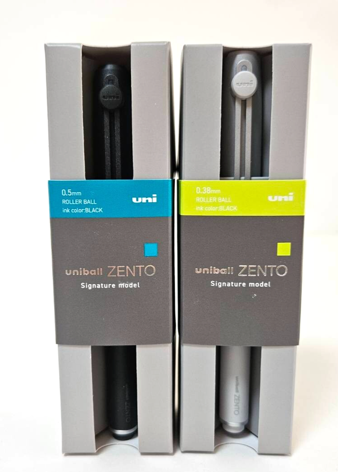 MITSUBISHI PENTIL Uniball ZENTO Signature Model 0,5 Mm Nero - Foto 6