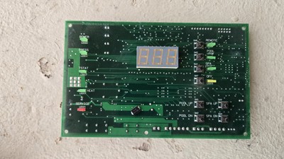 PENTAIR 472100 Digital Display Temperature Controller Circuit Board and Membrane