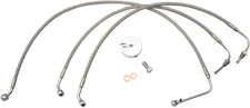 LA Choppers Coated Stainless Steel Brake Line Kit LA-8010B13 Made in USA